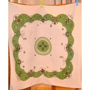 Vintage Tablecloth Party Folk Art Campy